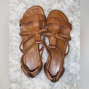Brown Nine West sandals size 9